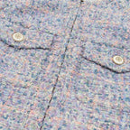 Chanel Size 36 20C Lavender Tweed Jacket Polyester/Cotton Multicolour