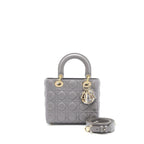 Dior Small Lady Dior My ABCDior Lambskin Grey LGHW
