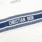 Dior size XS dioriviera T-Shirt Cotton white / navy