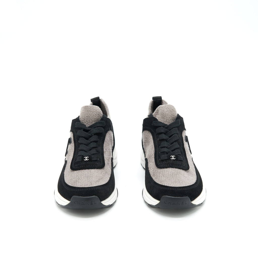 Chanel Size 37 Women’s Sneakers Grey/ Black