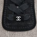 Chanel Size 37 Women’s Sneakers Grey/ Black