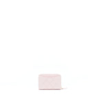 Chanel Zip Card Holder Caviar Light Pink LGHW