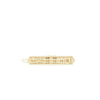 Chanel CC Logo Hair Clip Light Gold Tone