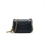 Chanel Pearl Crush Crush Mini Square Flap Bag Black GHW