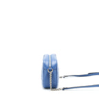 Gucci GG Marmont Matelasse Shoulder Bag Blue SHW