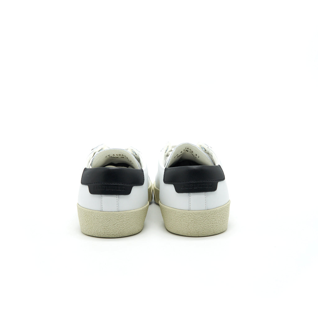 Saint Laurent Size 37 Court Classic Low Top Leather Sneakers