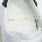Saint Laurent Size 37 Court Classic Low Top Leather Sneakers