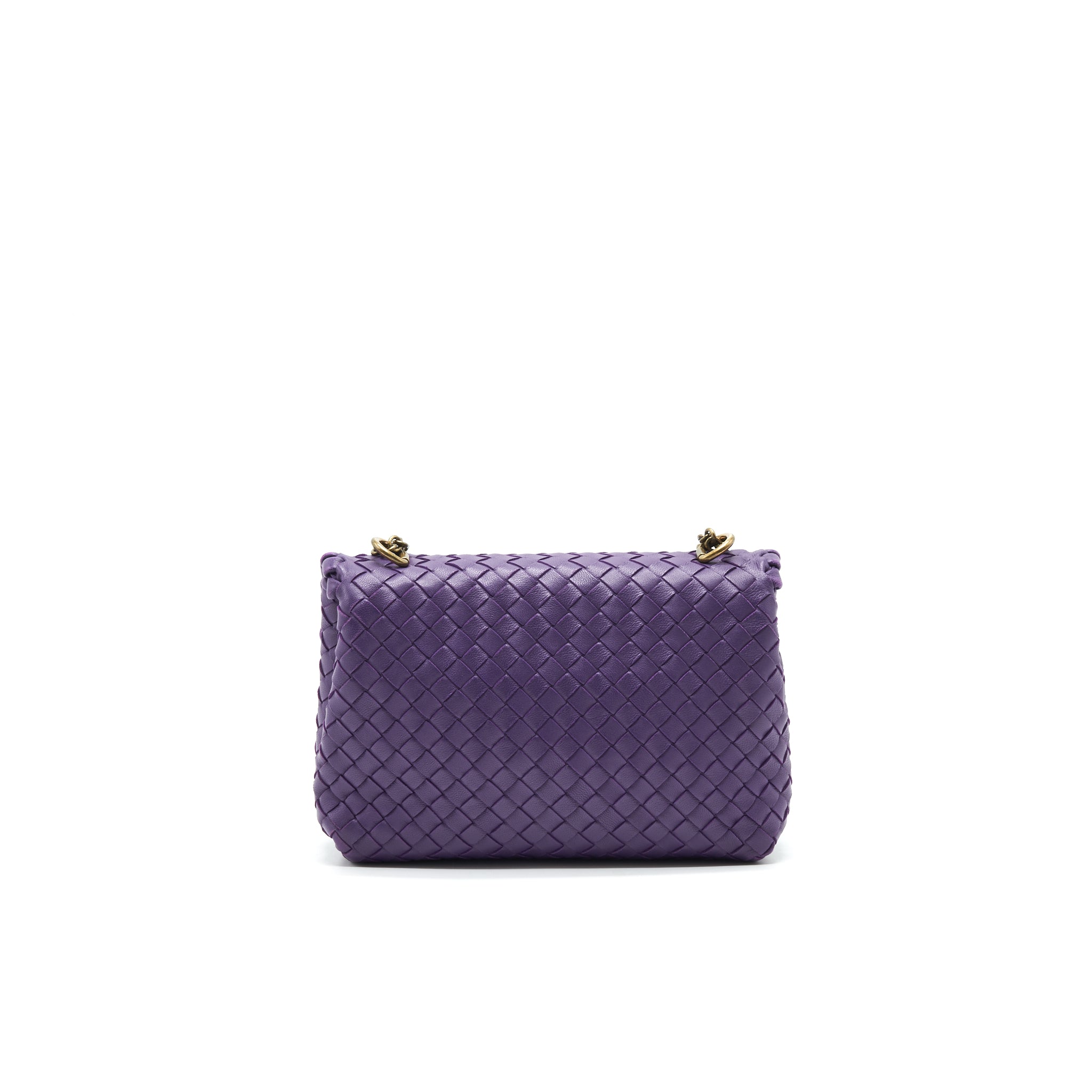 BOTTEGA VENETA OLYMPIA BAG IN PURPLE