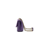 BOTTEGA VENETA OLYMPIA BAG IN PURPLE