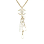 CHANEL CC DROP NECKLACE WITH MULTICOLOUR STONES, PEARLS & CRYSTALS