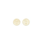 Chanel Round CC Earing light Gold