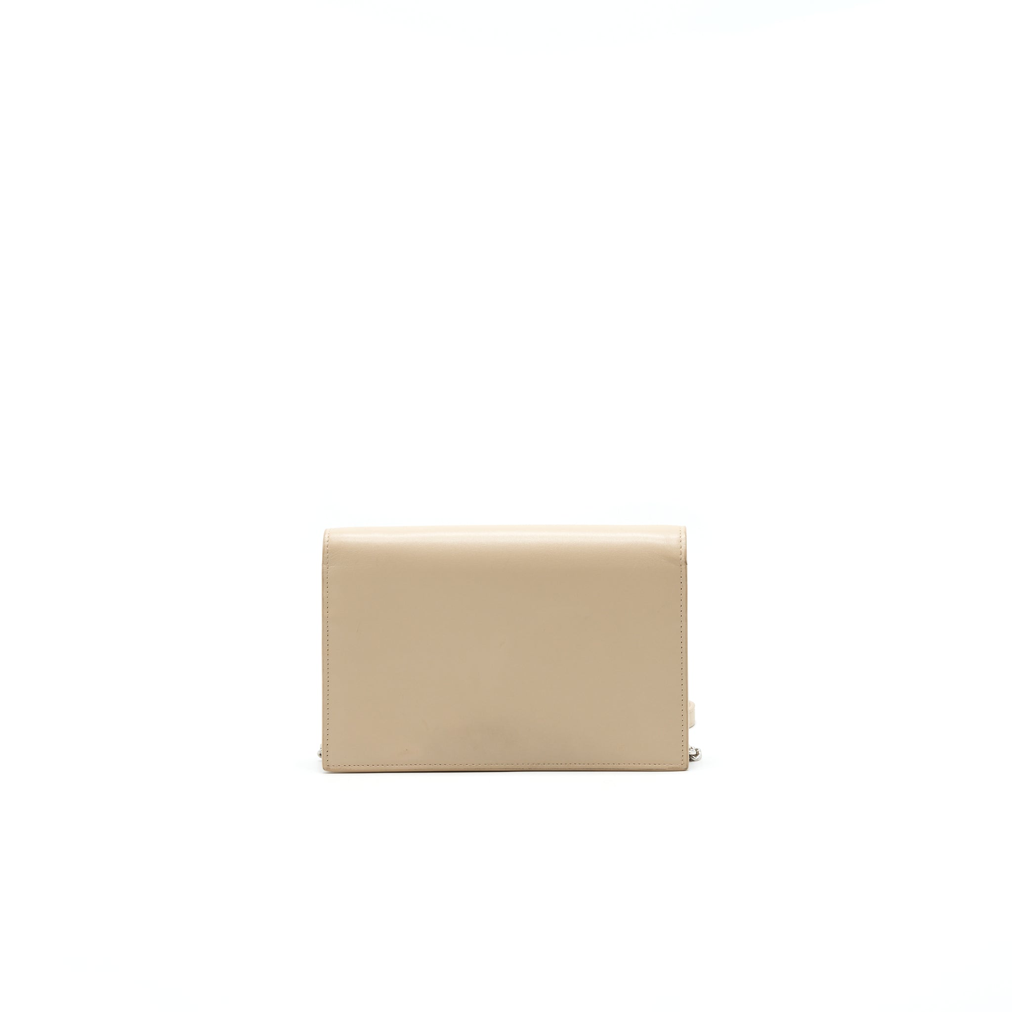 SAINT LAURENT / YSL KATE CHAIN WALLET IN BEIGE SHW