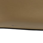 FENDI DotCom Flower Embellished Leather Shoulder Bag Tan