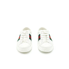 Gucci size 10 Men's White Sneaker Bee Pattern