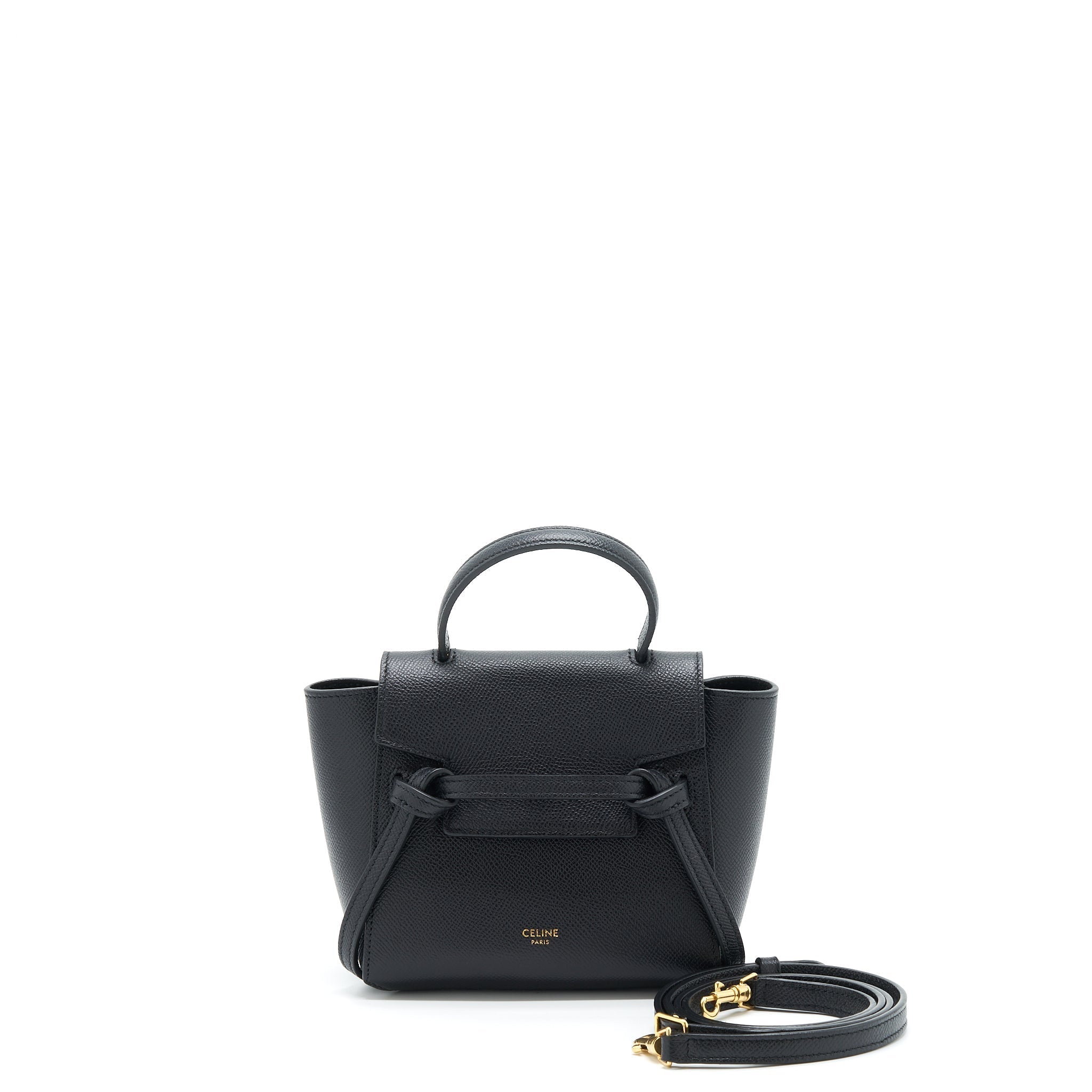 Celine Pico Belt Bag Calfskin Black