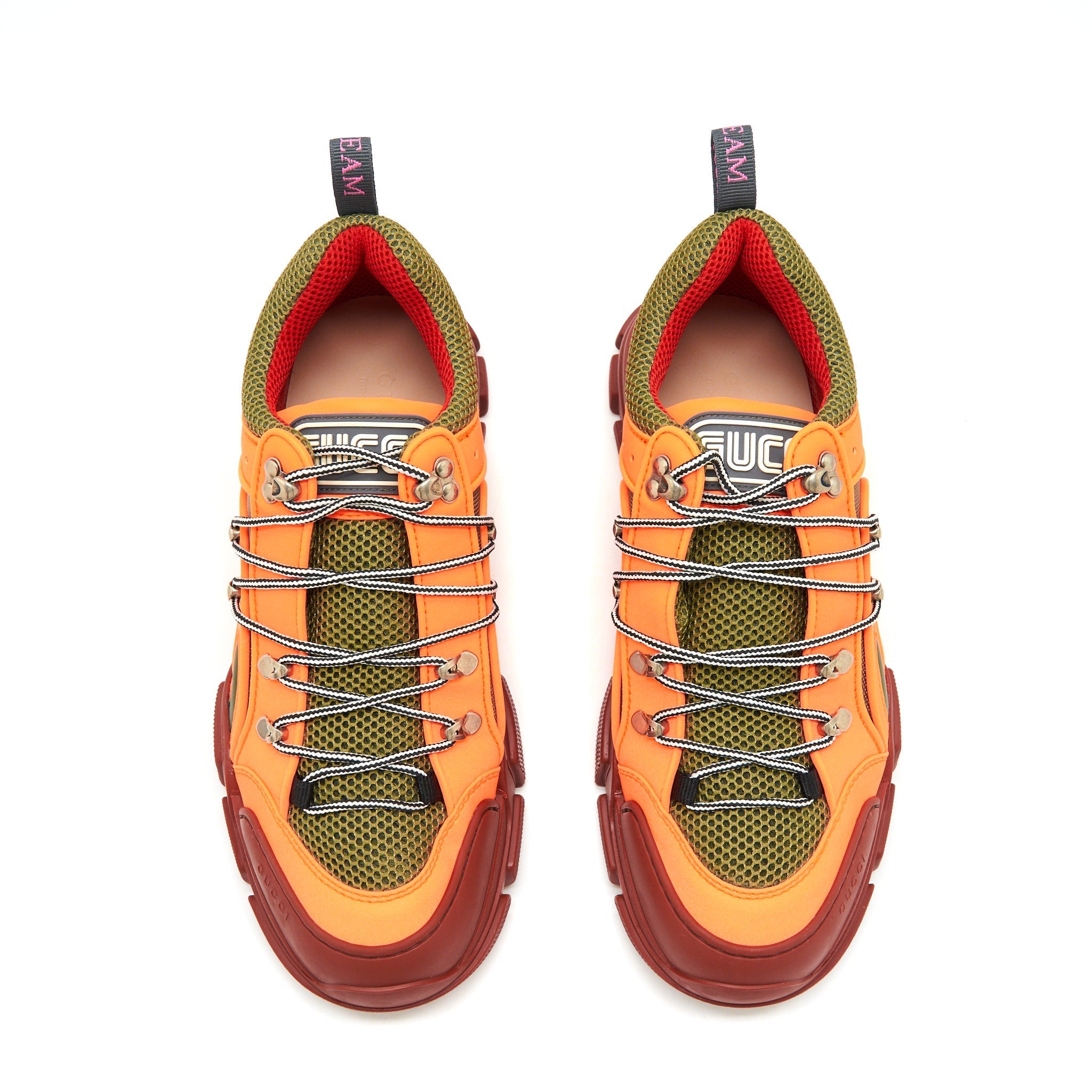 Gucci size 10.5 Men's Sneaker Orange/Multicolour