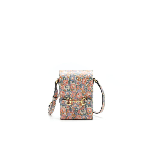 Gucci Liberty Floral Mini Bag In Light Pink and Blue