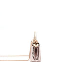 Fendi Mini Peekaboo Sequin/Leather Light Pink with Pink Hardware