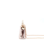 Fendi Mini Peekaboo Sequin/Leather Light Pink with Pink Hardware
