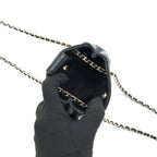 Chanel 22C Mini Crossbody Pouch Lambskin Black LGHW