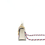 Gucci Sylvie Embroidered Mini Bag White