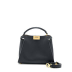 Fendi Small Peekaboo Iconic Bag Calfskin Black GHW