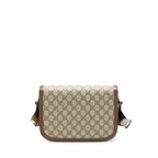Gucci Horsebit 1955 Shoulder Bag GG Supreme GHW