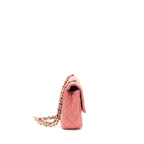 Chanel Limited charm Flap bag Lambskin pink LGHW