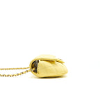 Chanel Glasses Case with Chain Caviar Yellow