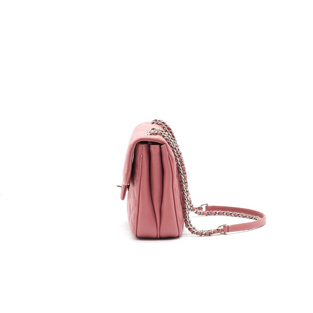 Chanel Urban Companion Flap Bag Caviar Pink SHW