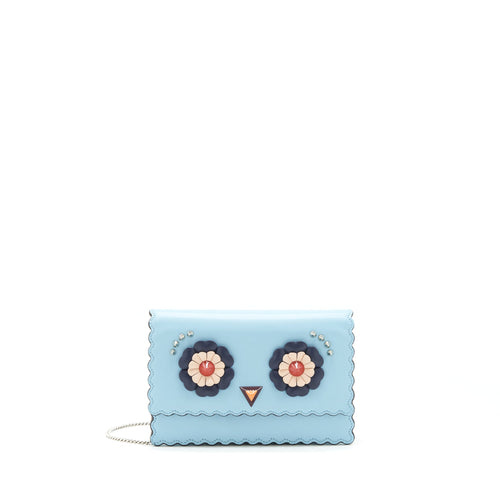 Fendi Wallet On Chain Monster Blue