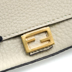 Fendi Micro Baguette Bag Charm Calfskin Cream GHW