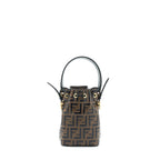 Fendi Mon Tresor Mini Bucket Brown GHW