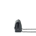 Chanel Mini Square Flap Bag Lambskin So Black