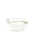 Bottega Veneta Double Knot Leather Shoulder Bag White