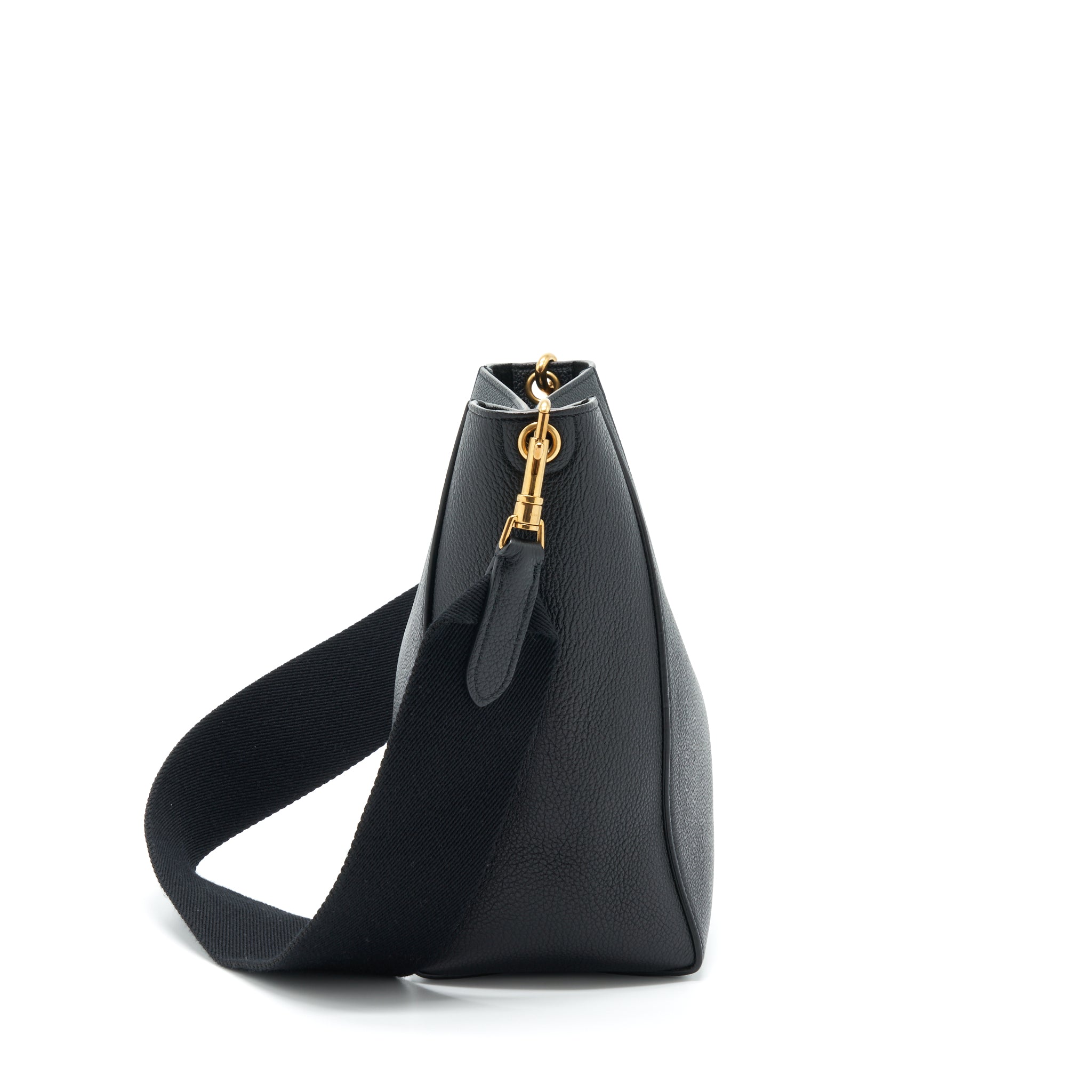 Celine Small Sangle Bucket Bag Soft Grained Calfskin Black