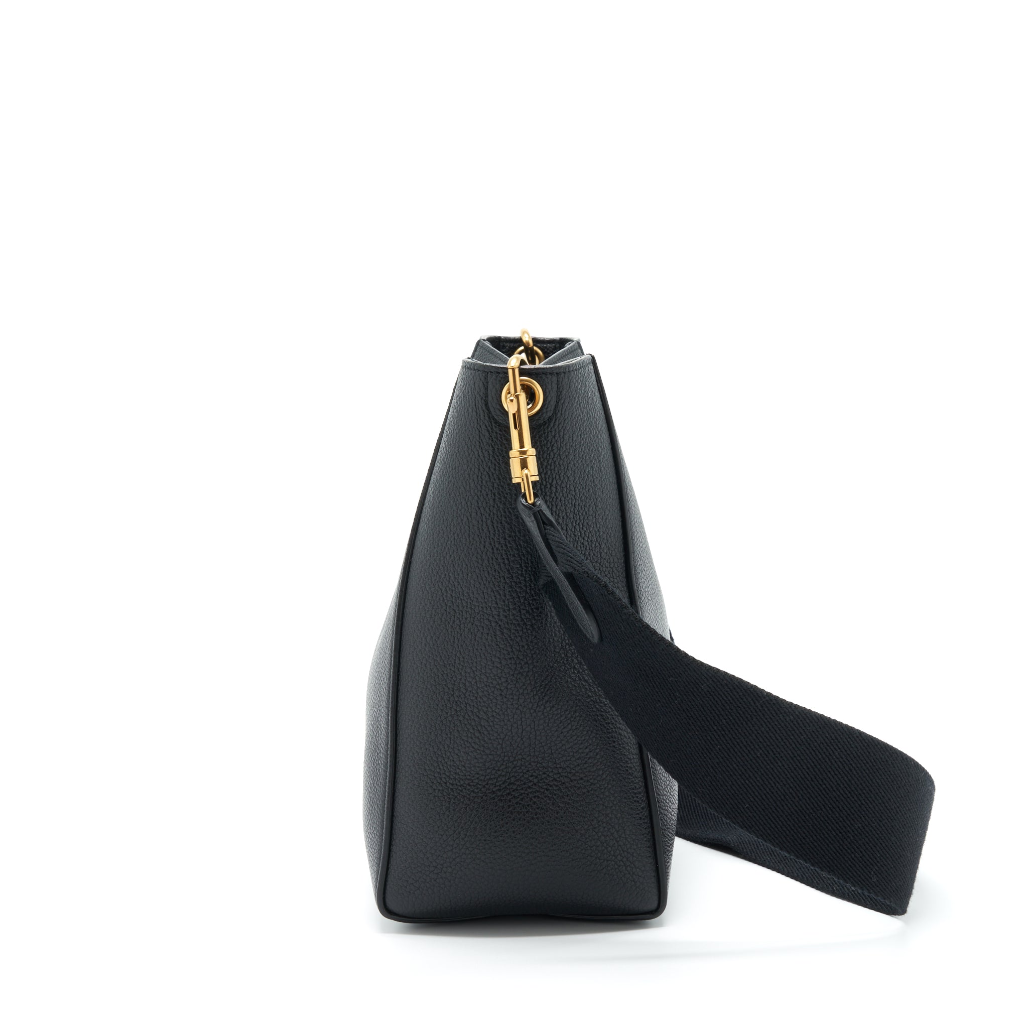 Celine Small Sangle Bucket Bag Soft Grained Calfskin Black