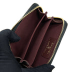 Chanel Zip Small Card Holder Caviar black GHW