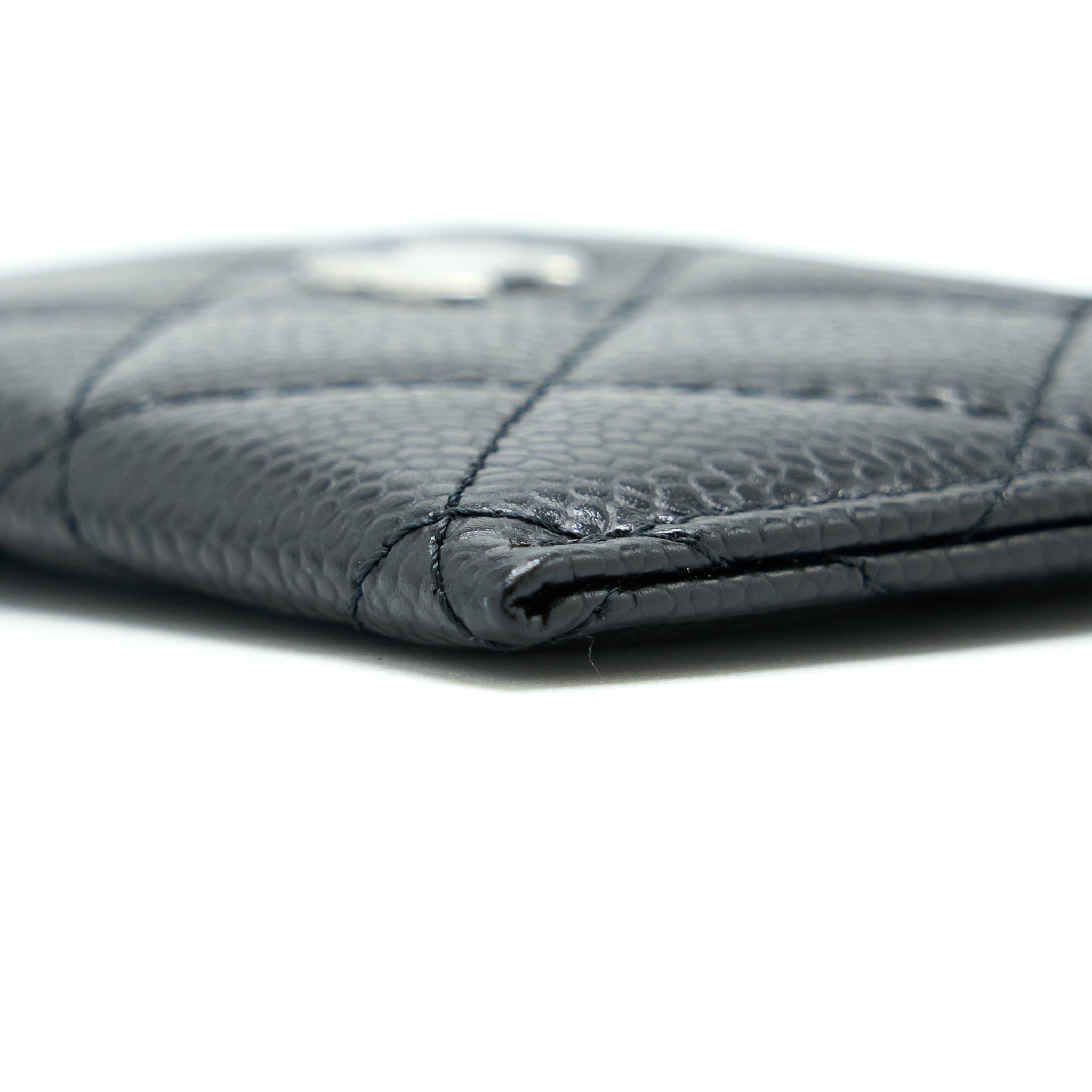 Chanel Classic Card Holder Caviar Black SHW