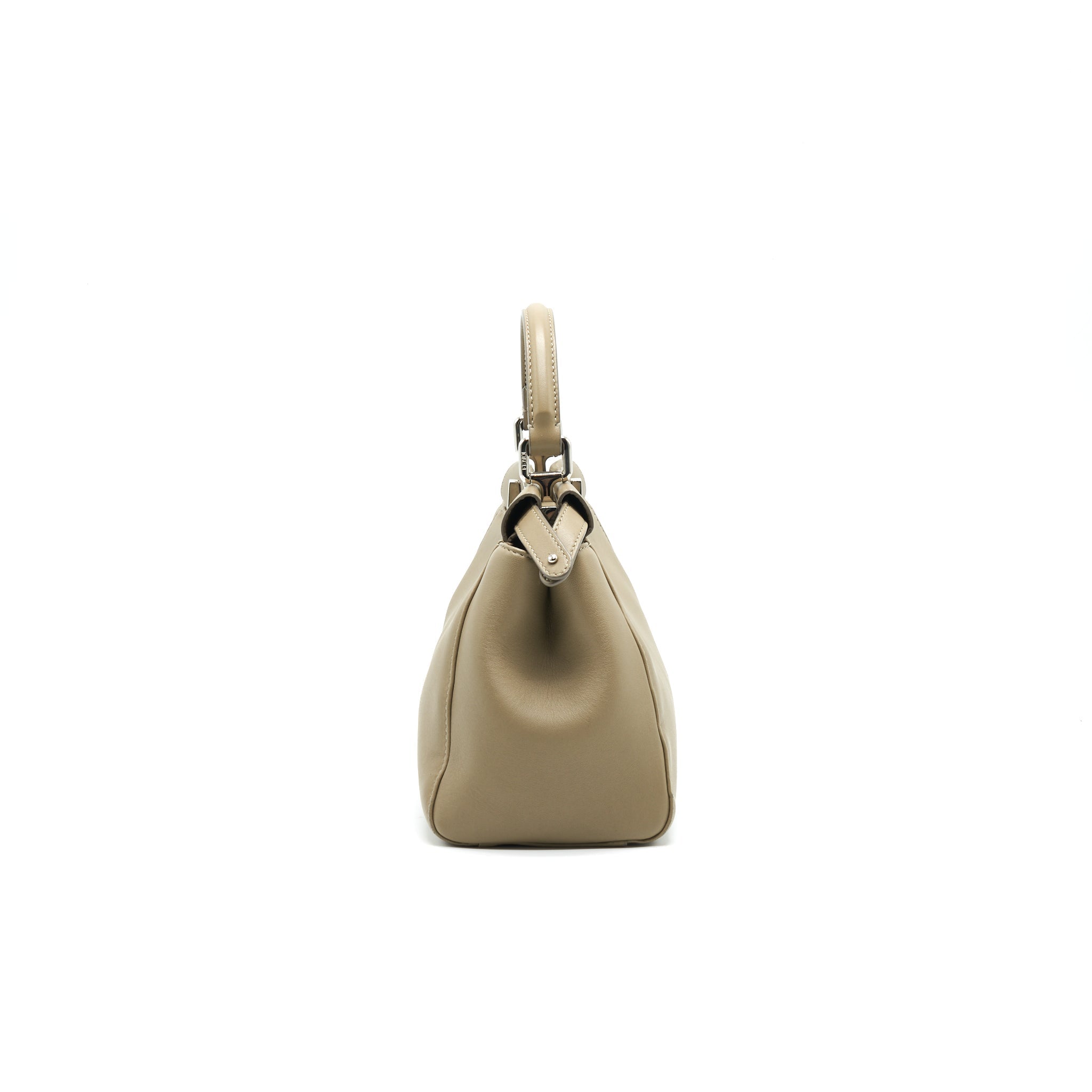 Fendi Mini Peekaboo Light Grey SHW