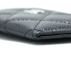 Chanel Classic Card Holder Caviar Black SHW