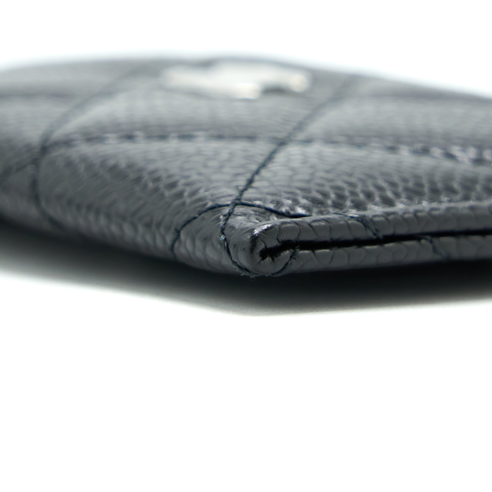 Chanel Classic Card Holder Caviar Black SHW