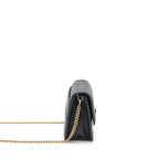 Dior Miss Dior Mini Crossbody Chain Bag Lambskin Black LGHW