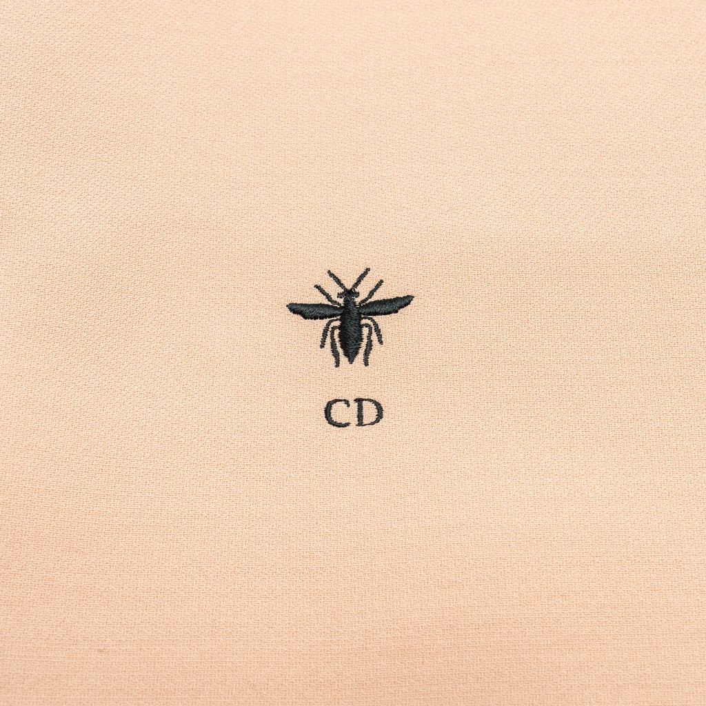 Dior Size 38 CD and Bee Classic Dress Wool/Silk Light Pink