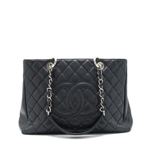 Chanel Grand Shopping Tote caviar black SHW