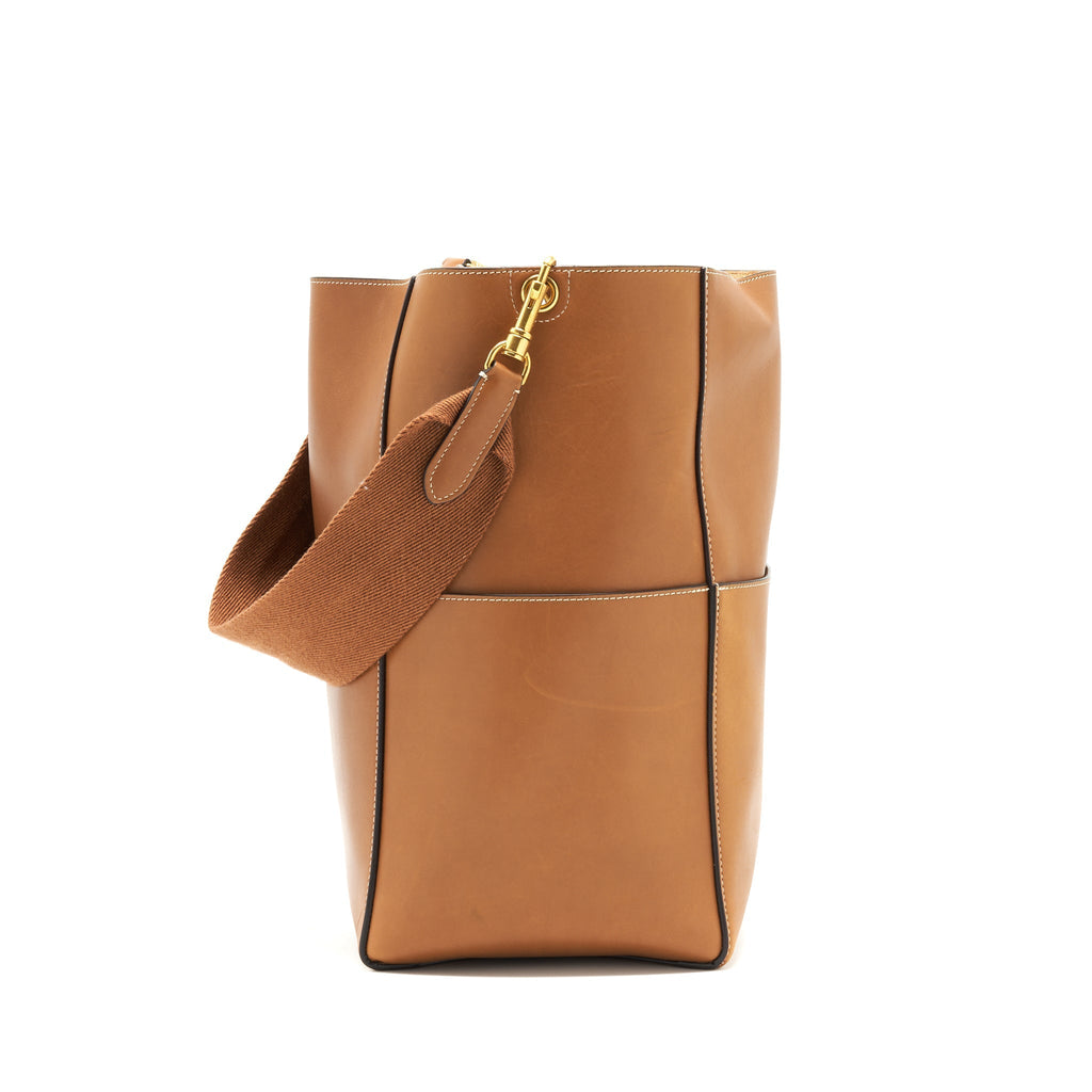 Celine Sangle Bucket Bag brown