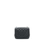 Chanel Mini square flap bag Caviar black SHW