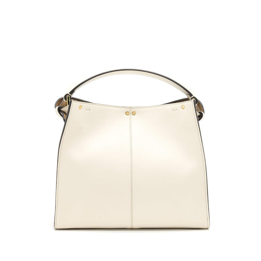 Fendi Peekaboo X-Lite Calfskin Camelia GHW