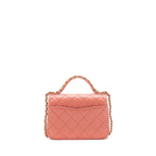 Chanel Top Handle Metis Bag lambskin Pink brushed GHW