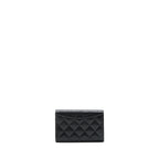 Chanel Classic flap Wallet Caviar Black GHW